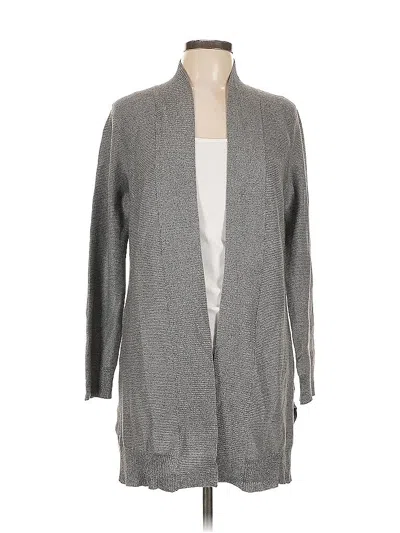Pre-owned Neiman Marcus Cardigan Sweater In Gray