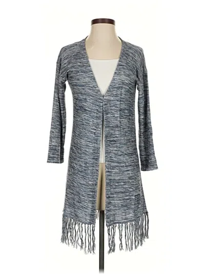 Pre-owned Neiman Marcus Cardigan Sweater In Gray