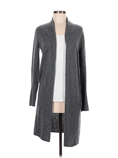 Pre-owned Neiman Marcus Cardigan Sweater In Gray