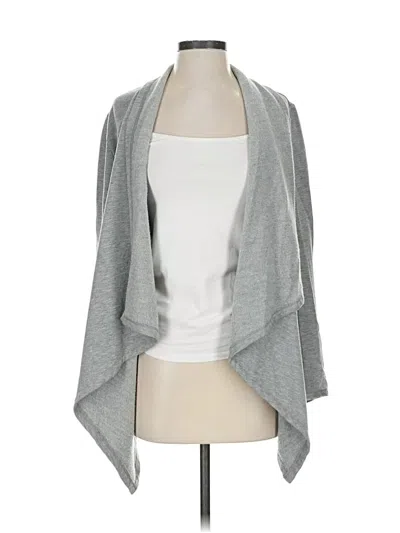 Pre-owned Neiman Marcus Cardigan Sweater In Gray