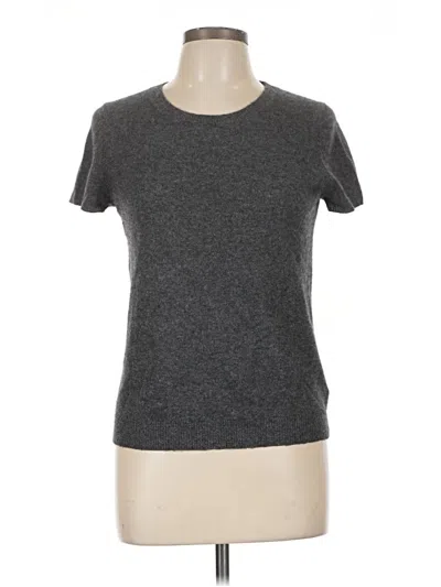 Pre-owned Neiman Marcus Cardigan Sweater In Gray