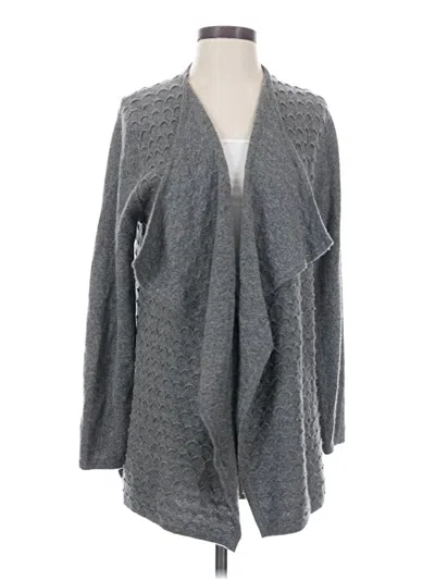 Pre-owned Neiman Marcus Cardigan Sweater In Gray