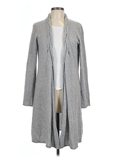Pre-owned Neiman Marcus Cardigan Sweater In Gray