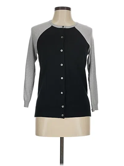 Pre-owned Neiman Marcus Cardigan Sweater In Gray