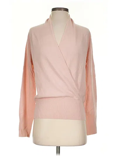 Pre-owned Neiman Marcus Cardigan Sweater In Pink