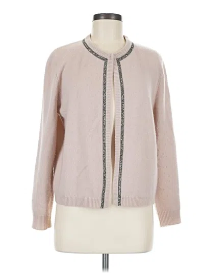Pre-owned Neiman Marcus Cardigan Sweater In Pink