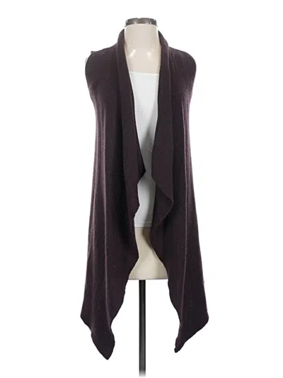 Pre-owned Neiman Marcus Cardigan Sweater In Purple