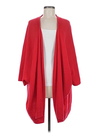 Pre-owned Neiman Marcus Cardigan Sweater In Red