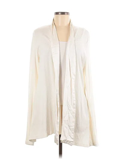 Pre-owned Neiman Marcus Cardigan Sweater In White