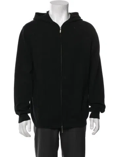 Pre-owned Neiman Marcus Cashmere Bomber Jacket In Black