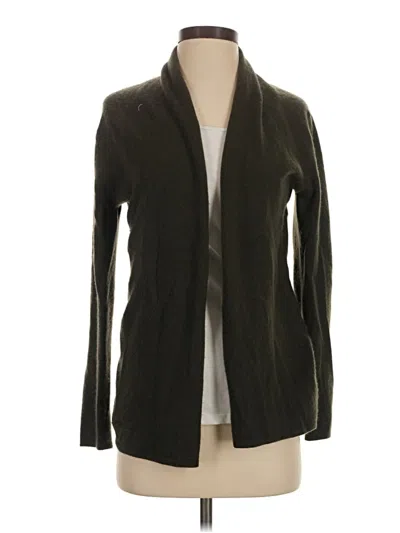 Pre-owned Neiman Marcus Cashmere Cardigan Sweater In Black