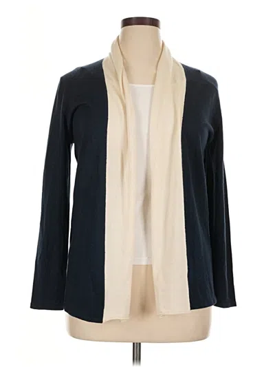 Pre-owned Neiman Marcus Cashmere Cardigan Sweater In Blue