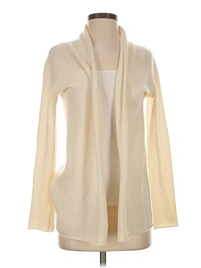 Pre-owned Neiman Marcus Cashmere Cardigan Sweater In Ivory