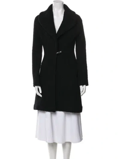 Pre-owned Neiman Marcus Cashmere Coat In Black