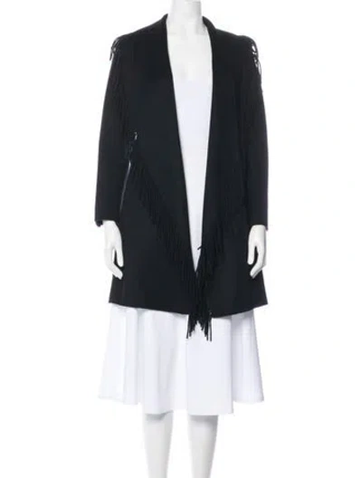 Pre-owned Neiman Marcus Cashmere Coat In Black
