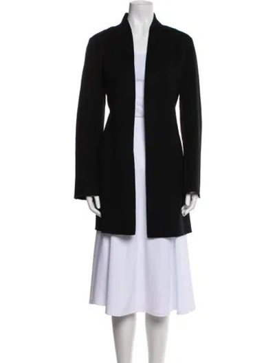 Pre-owned Neiman Marcus Cashmere Coat In Black