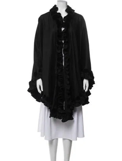 Pre-owned Neiman Marcus Cashmere Coat In Black