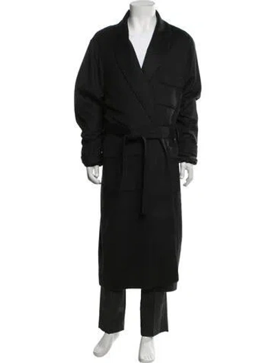 Pre-owned Neiman Marcus Cashmere Coat In Black