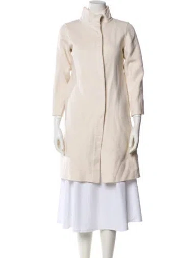 Pre-owned Neiman Marcus Cashmere Coat In Neutral