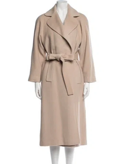 Pre-owned Neiman Marcus Cashmere Coat In Neutrals