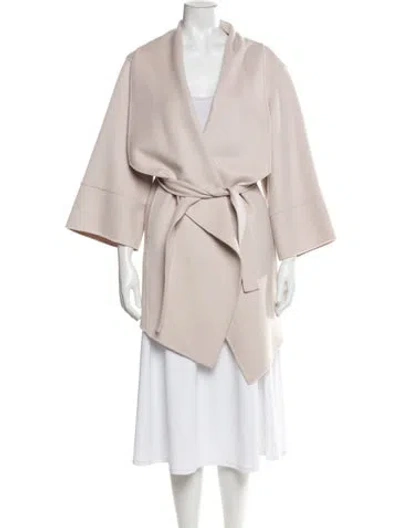 Pre-owned Neiman Marcus Cashmere Coat In Pink