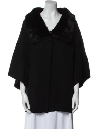 Pre-owned Neiman Marcus Cashmere Cowl Neck Sweater W/ Tags In Black