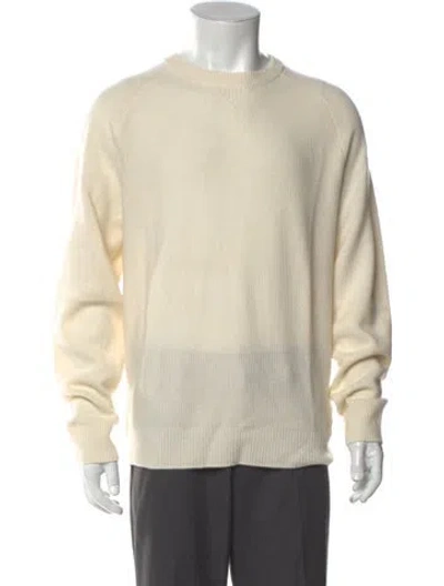 Pre-owned Neiman Marcus Cashmere Crew Neck Pullover W/ Tags In Neutral
