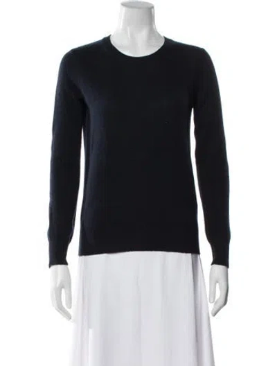 Pre-owned Neiman Marcus Cashmere Crew Neck Sweater In Black