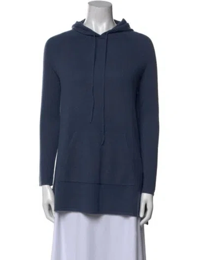 Pre-owned Neiman Marcus Cashmere Crew Neck Sweater In Blue