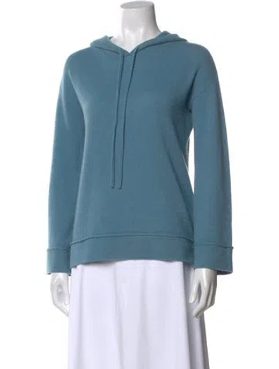 Pre-owned Neiman Marcus Cashmere Crew Neck Sweater In Blue
