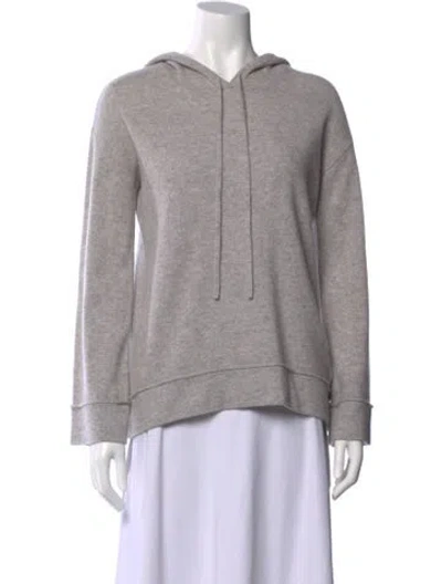 Pre-owned Neiman Marcus Cashmere Crew Neck Sweater In Gray