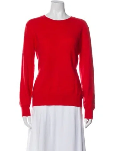 Pre-owned Neiman Marcus Cashmere Crew Neck Sweater In Multi