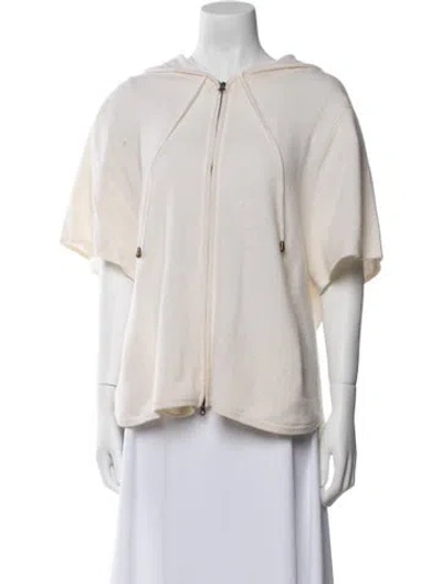 Pre-owned Neiman Marcus Cashmere Crew Neck Sweater In Neutral