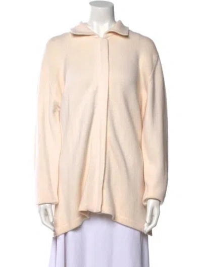 Pre-owned Neiman Marcus Cashmere Crew Neck Sweater In Neutral