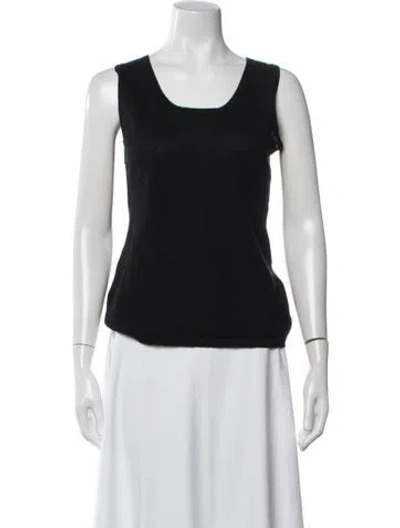 Pre-owned Neiman Marcus Cashmere Crew Neck Sweater In White