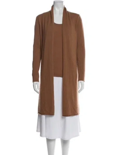 Pre-owned Neiman Marcus Cashmere Dress Set In Brown