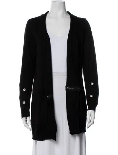 Pre-owned Neiman Marcus Cashmere Jacket In Black