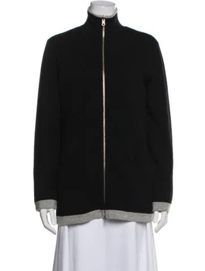 Pre-owned Neiman Marcus Cashmere Jacket In Black
