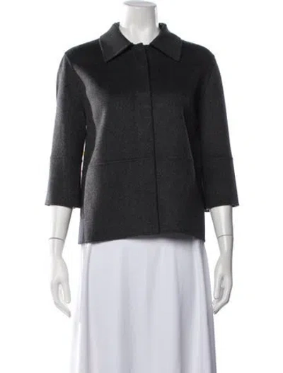 Pre-owned Neiman Marcus Cashmere Jacket In Black