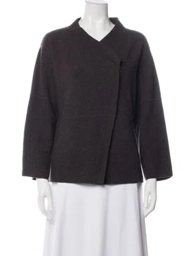 Pre-owned Neiman Marcus Cashmere Jacket In Brown