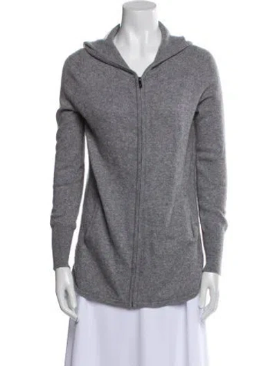 Pre-owned Neiman Marcus Cashmere Jacket In Gray