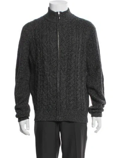 Pre-owned Neiman Marcus Cashmere Jacket In Gray