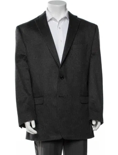 Pre-owned Neiman Marcus Cashmere Jacket In Grey