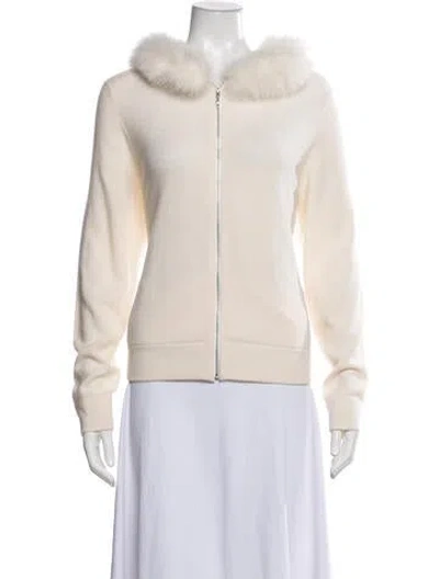 Pre-owned Neiman Marcus Cashmere Jacket In Neutrals