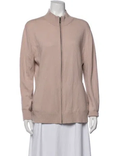 Pre-owned Neiman Marcus Cashmere Jacket In Pink