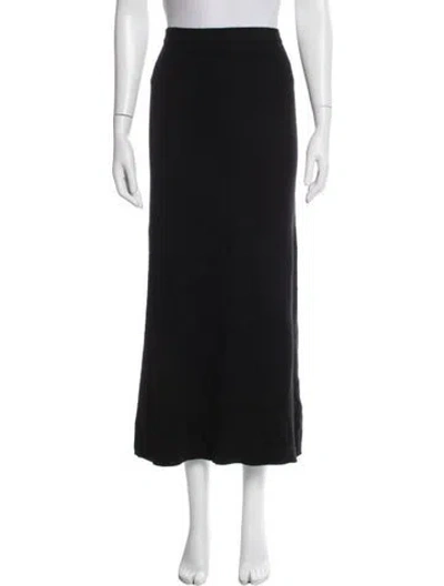 Pre-owned Neiman Marcus Cashmere Long Skirt In Blue