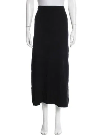Pre-owned Neiman Marcus Cashmere Long Skirt In Blue