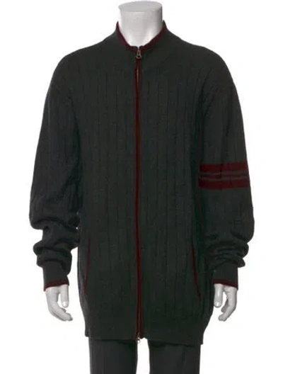Pre-owned Neiman Marcus Cashmere Open Front Cardigan In Black