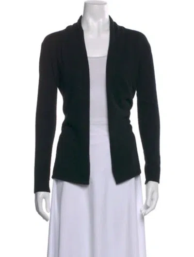 Pre-owned Neiman Marcus Cashmere Open Front Sweater In Multi