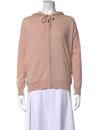 Pre-owned Neiman Marcus Cashmere Open Front Sweater In Neutrals